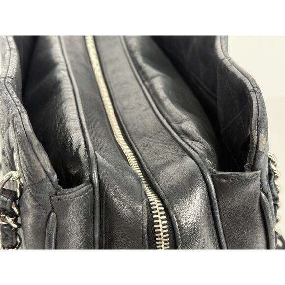 Chanel Timeless Tote Bag Black Leather - Picture 4 of 16